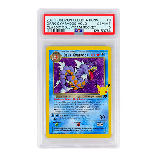 2021 Dark Gyarados-Holo #8 PSA 10