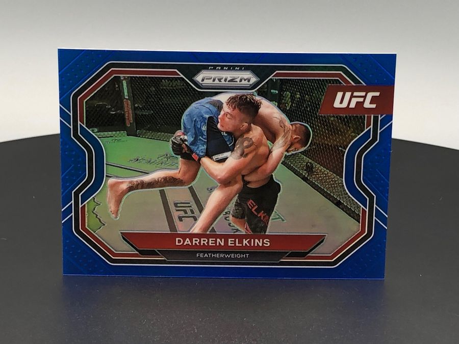 2021 Darren Elkins Panini Blue Prizm 51/199