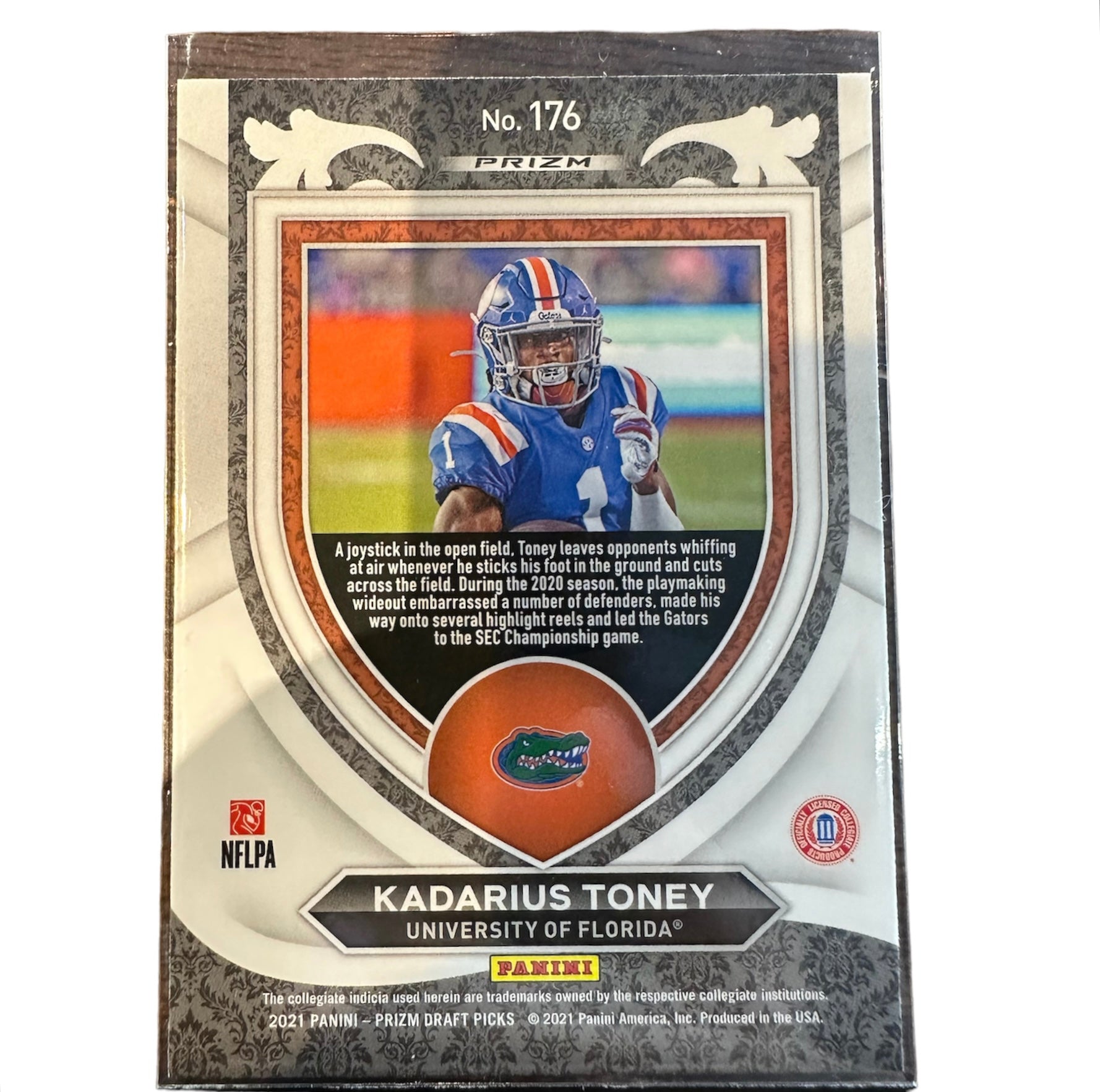 2021 Draft Picks Kadarius Toney #176 Crusade Orange Cracked Ice Rookie –  Collectors Crossroads