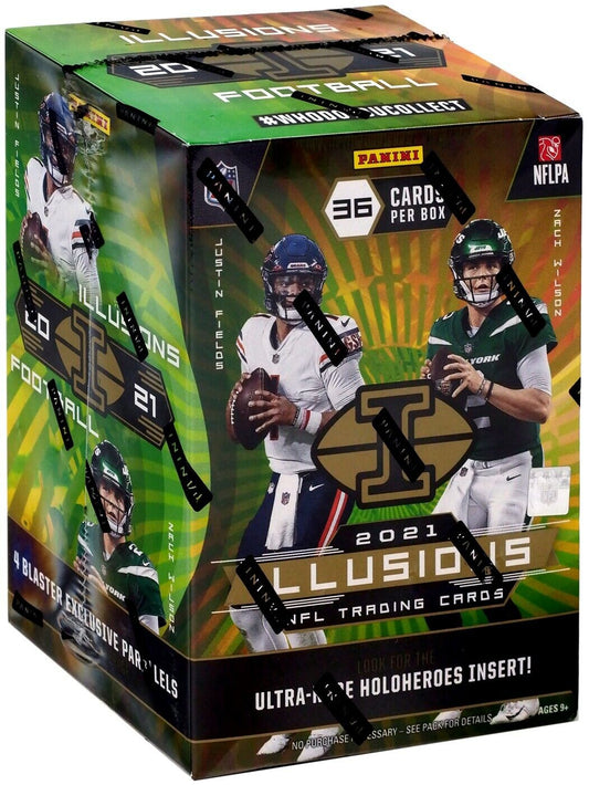2021 Illusions Football Blaster Box 6 Packs 6 Cards per Pack