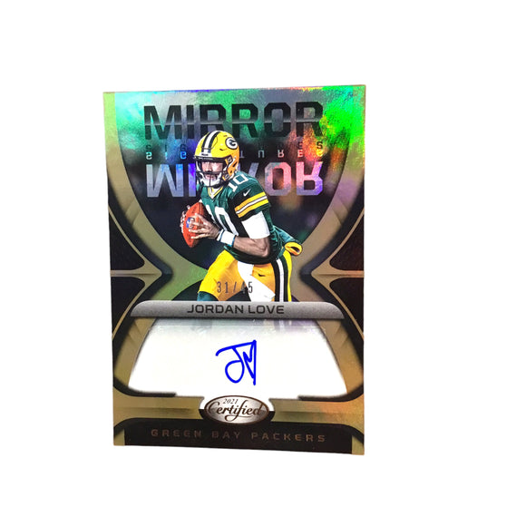 2021 Jordan Love Certified Mirror Signatures Bronze No MS-JL 31/45