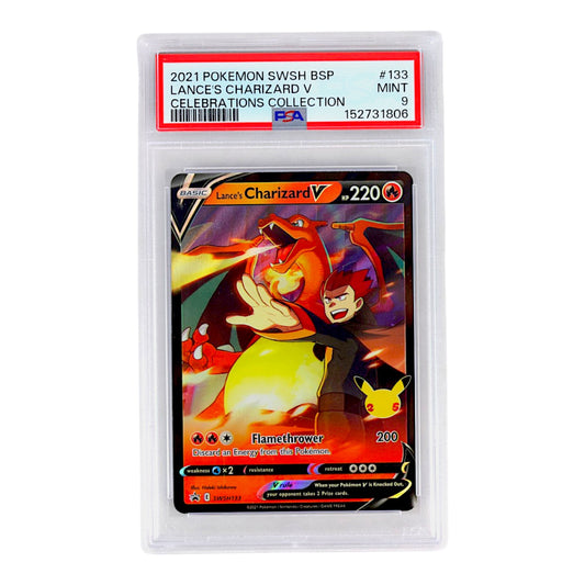 2021 Lance's Charizard V #133 PSA 9