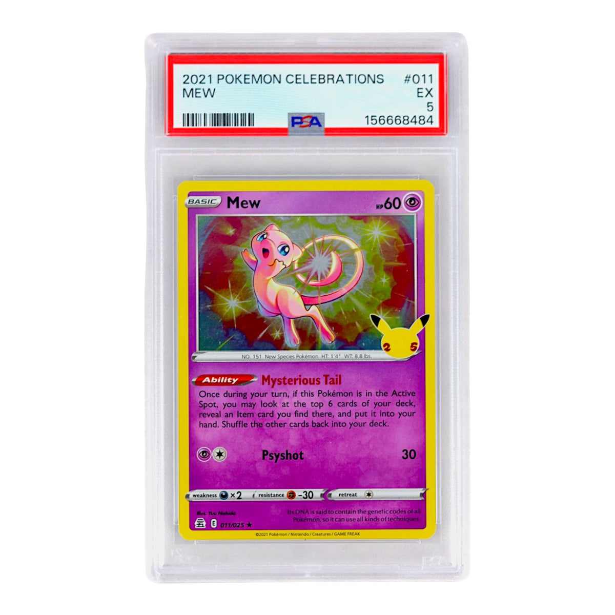 2021 Mew #011 PSA 5