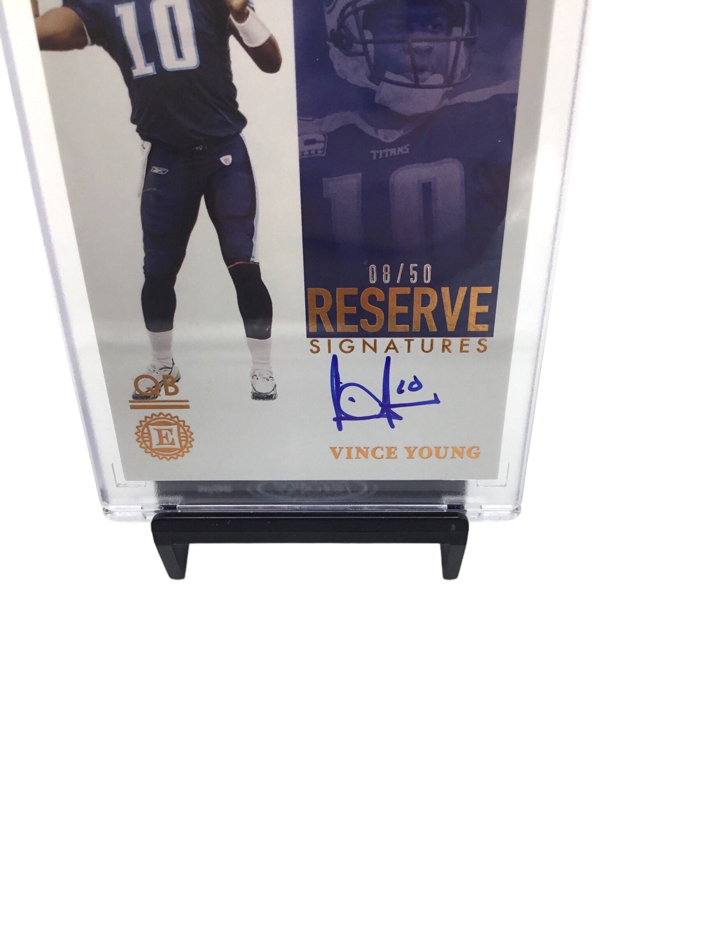 2021 Panini Encased Reserve Signatures #RSVY Vince Young /50