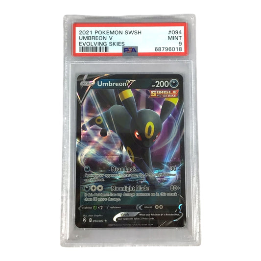 2021 Pokemon SWSH Umbreon V Evolving Skies #094 - PSA 9