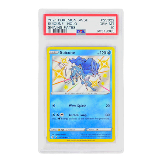 2021 Suicune-Holo #SV022 PSA 10