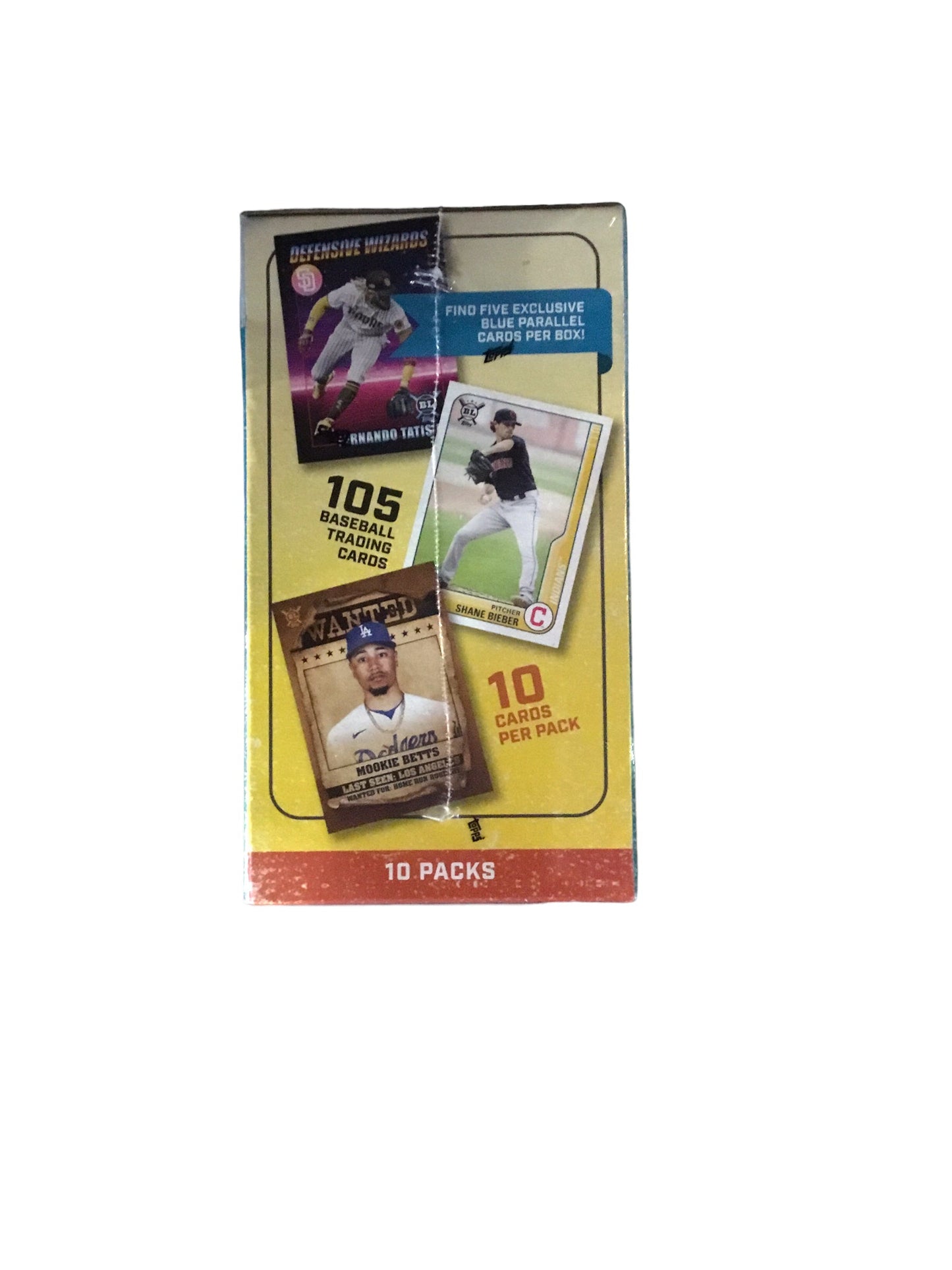 2021 Topps Big League Baseball Blaster Box 10 Packs Per Box 105 Cards per Box