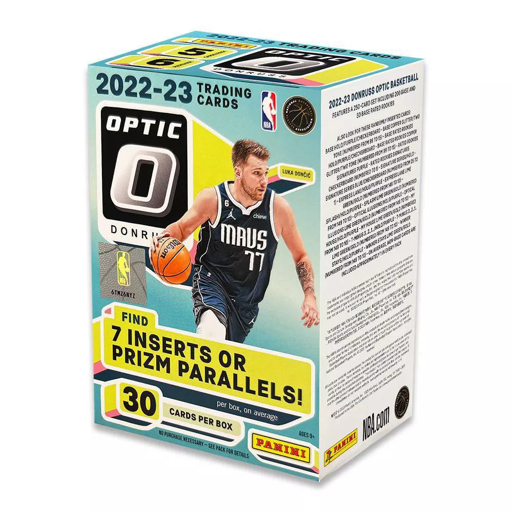 2022-23 Optic Donruss NBA Blaster Box 30 Cards per box