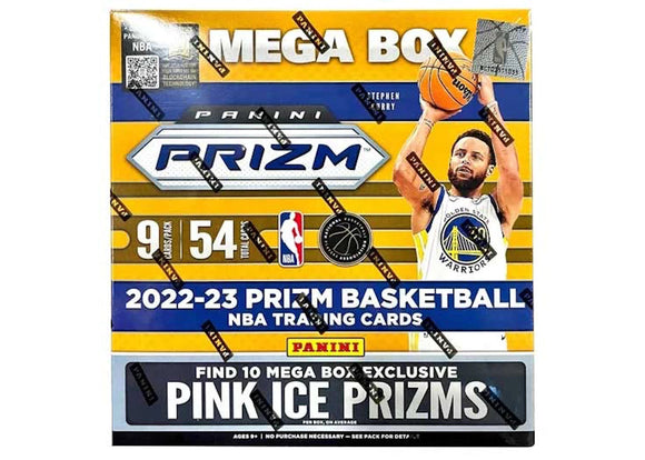 2022-23 Prizm Basketball Mega Box 9 cards per pack 54 Total cards