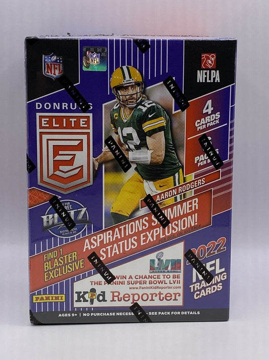 2022 Elite Donruss Football Blaster Box