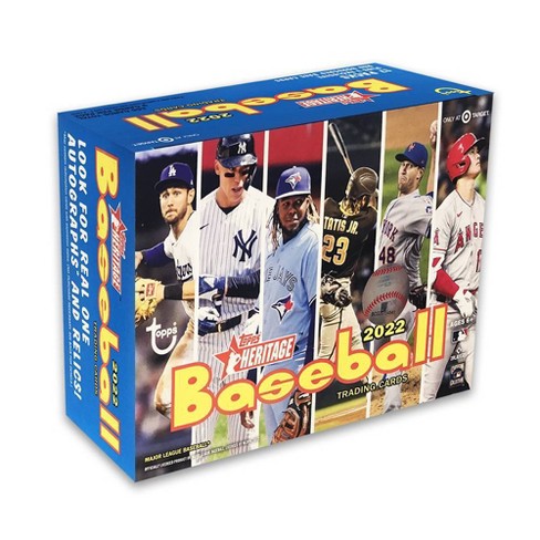2022 Heritage Baseball Card Purple Mega Box 15 Packs 9 cards per Pack