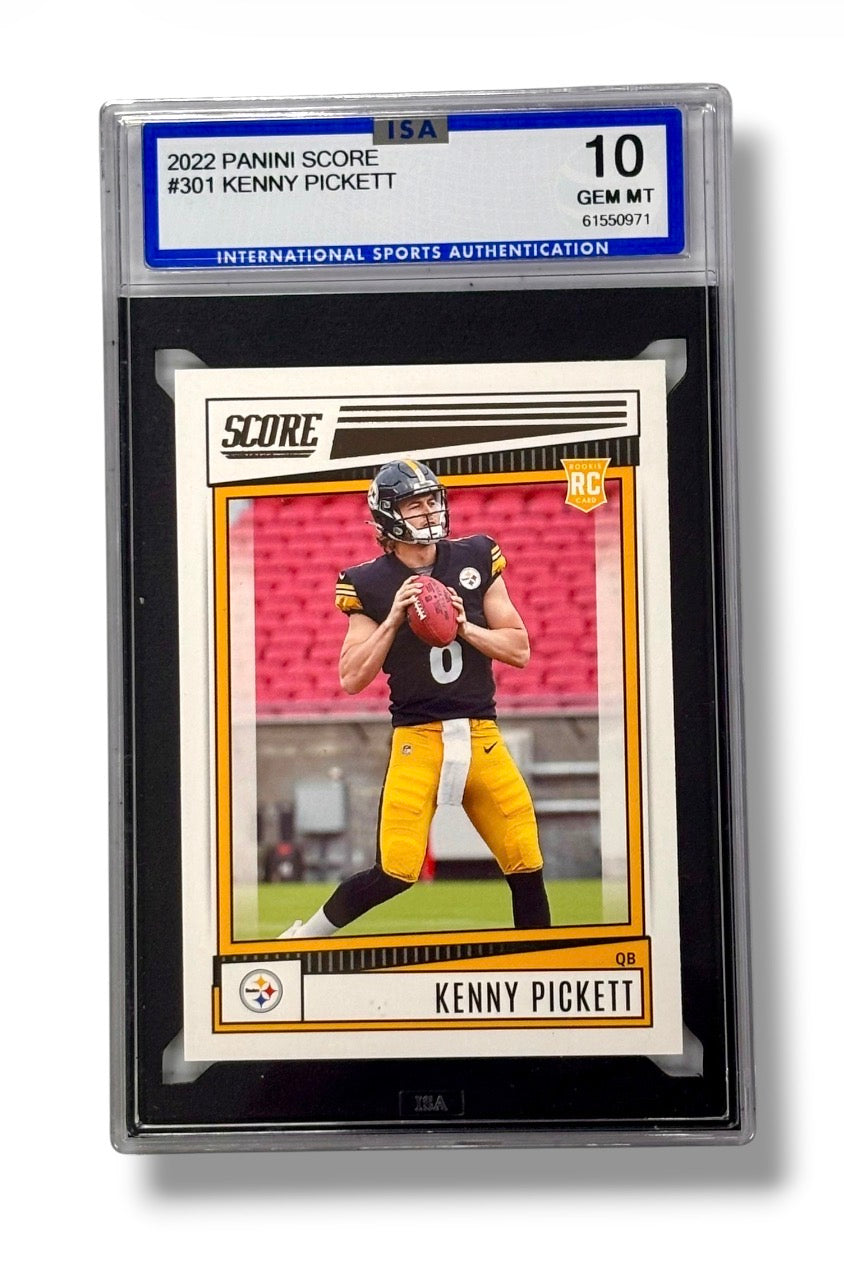 2022 Panini Score #301 Kenny Pickett RC Rookie Gem Mint ISA 10 - 61550971