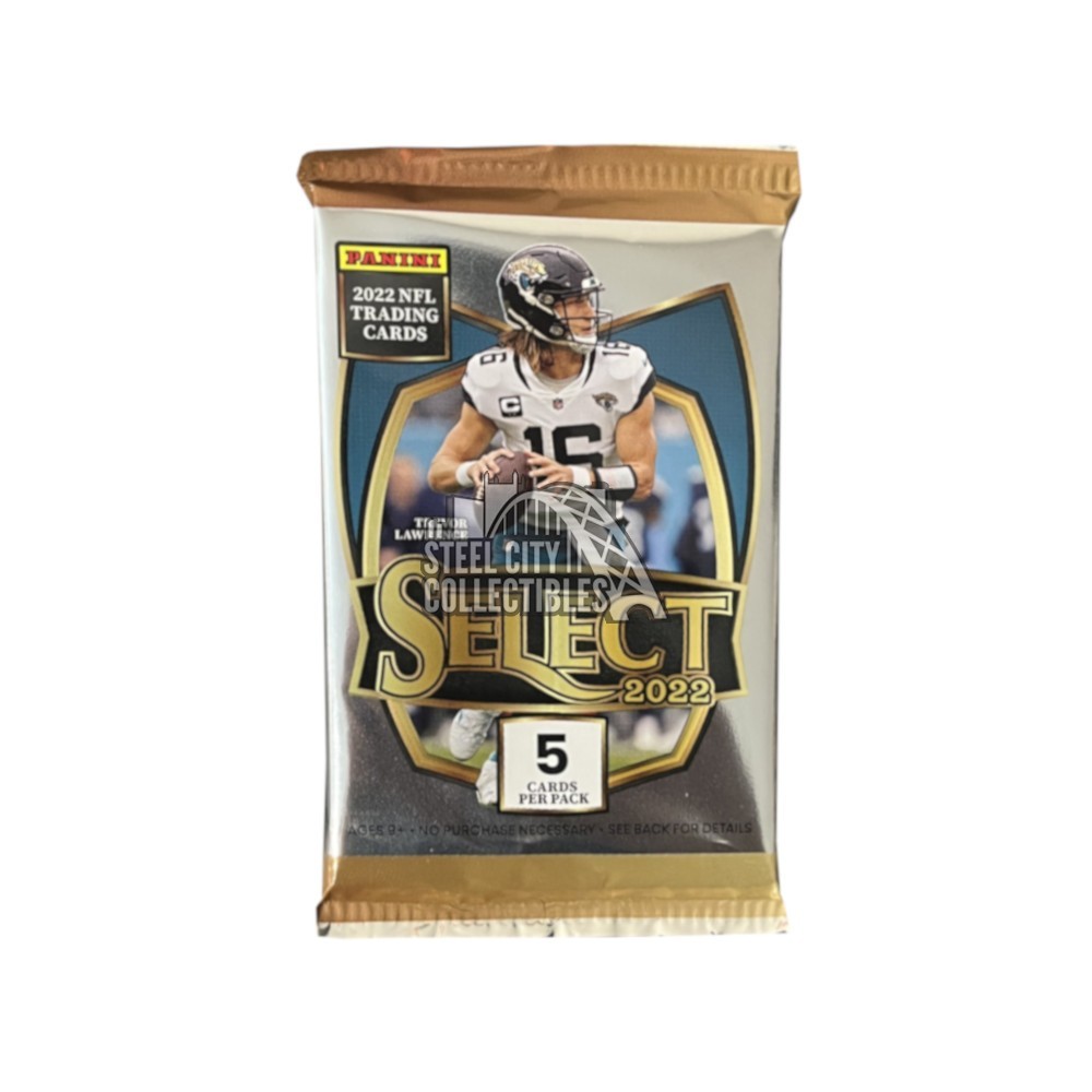 2022 Panini Select Football Hobby Pack 5 Cards Per Pack