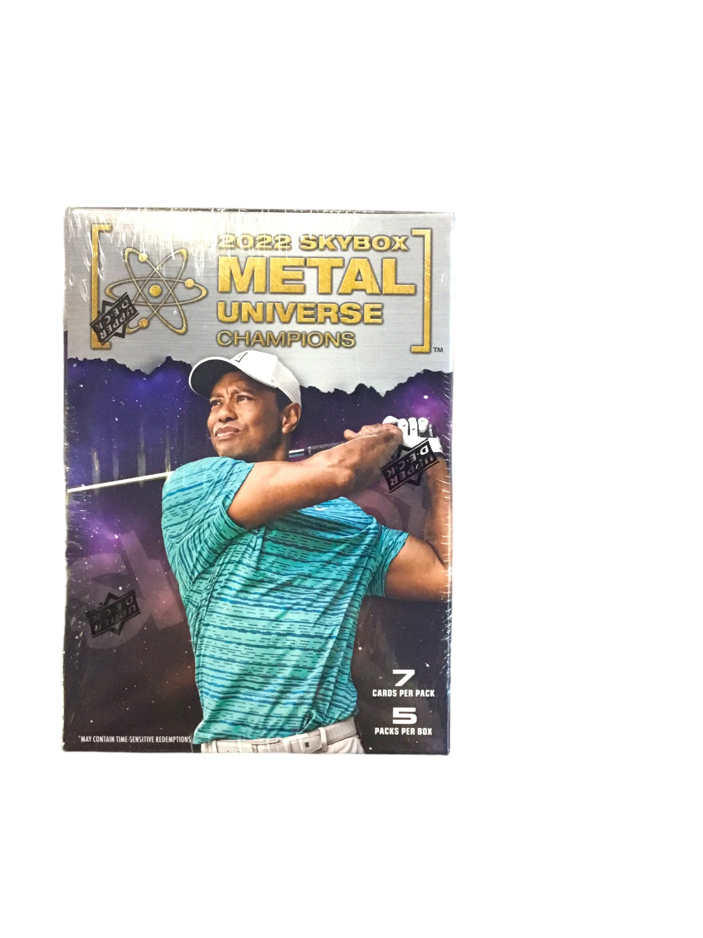 2022 Skybox Metal Universe Champions 35 Card Blaster Box Tiger Woods NEW