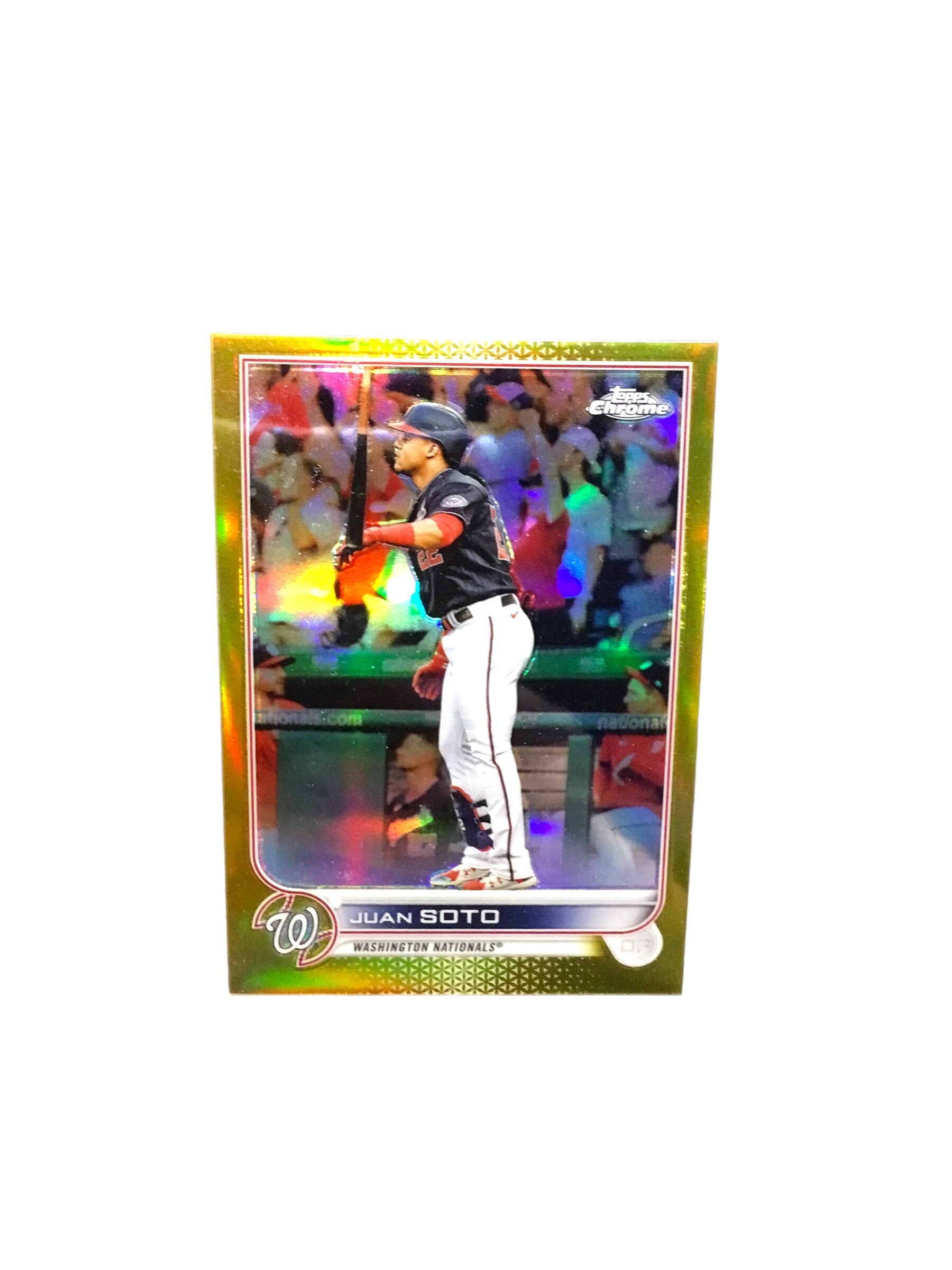 Juan Soto 2022 Topps cheapest Gold Refractor /50