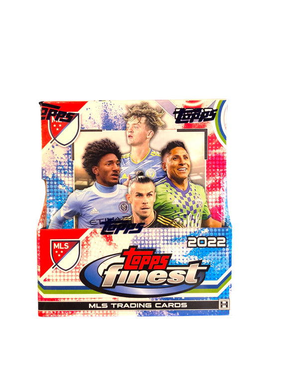2022 TOPPS MLS MAJOR LEAGUE SOCCER FINEST SOCCER HOBBY BOX WITH 2 AUTO