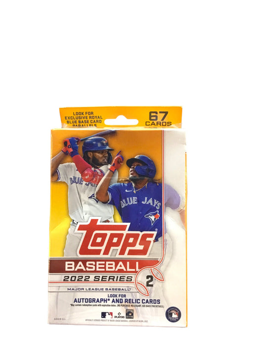 2022 Topps Series 2 Baseball Card Hanger Box 67 Cards per box
