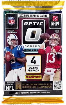 2023 Donruss Optic Panini Football Card Hobby Box - Single Pack