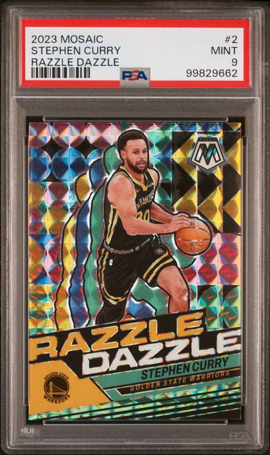 2023 Mosaic #2 Razzle Dazzle Stephen Curry PSA 9 - 99829662