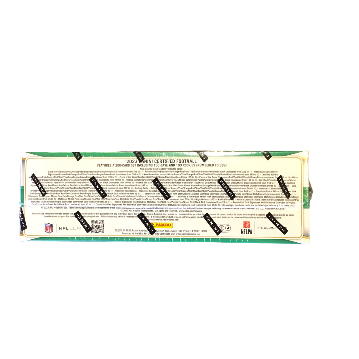 2023 Panini Certified NFL Trading Card Box (Hobby) Contains 5 Cards pe