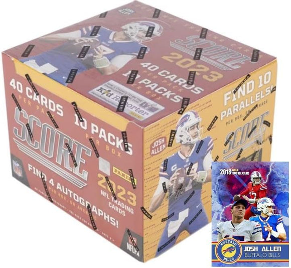 2023 Panini SCORE Football HOBBY Box 10 Packs 40 Cards Pack (4 AUTOGRAPHS PER BOX