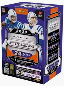 2023 Prizm Football Blaster Box - 5 Laser Prizms guaranteed on average per box!