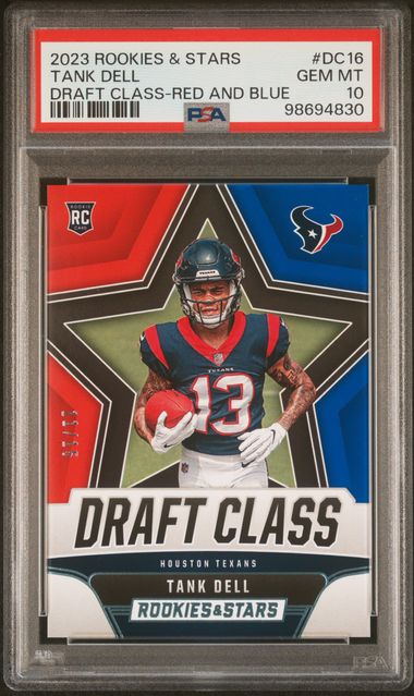 2023 Rookies & Star Tank Dell Draft Class Red & Blue #DC16 PSA 10 - 98694830