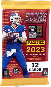 2023 Score Football Retail Pack 22 Cards Per Pack