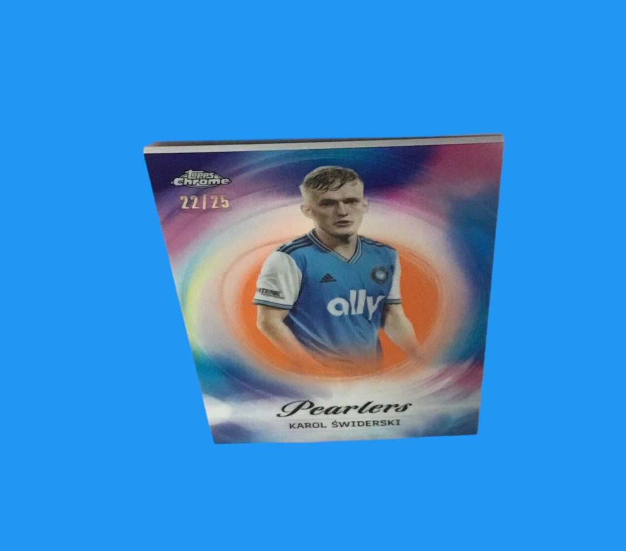 2023 Topps Chrome P-19 MLS KAROL SWIDERSKI SP Pearlers - Charlotte FC Case Hit /25