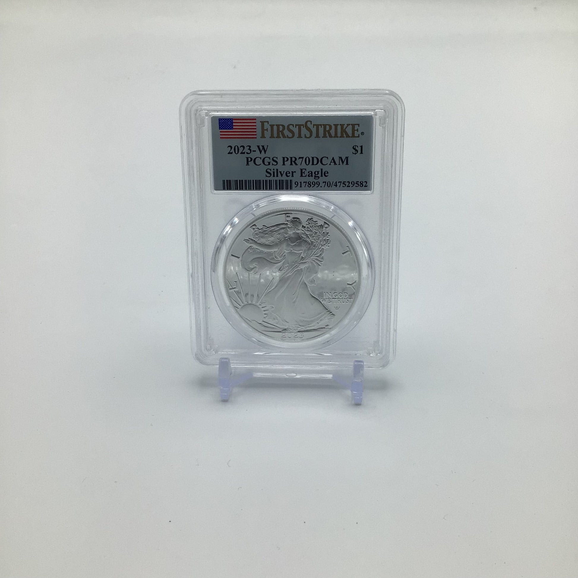 2023 W Lady Liberty Silver Eagle Dollar Coin PCGS PR7DCAM
