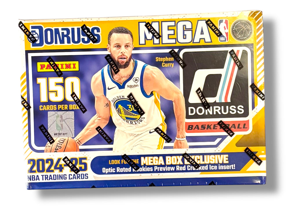 2024-25 Panini Donruss NBA Basketball Mega Box - Look for Optic Red Cracked Ice!