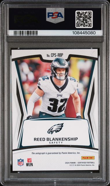2024 Certified CPS-RBP Reed Blankenship Purple /10 Auth Auto PSA 9 - 108445080
