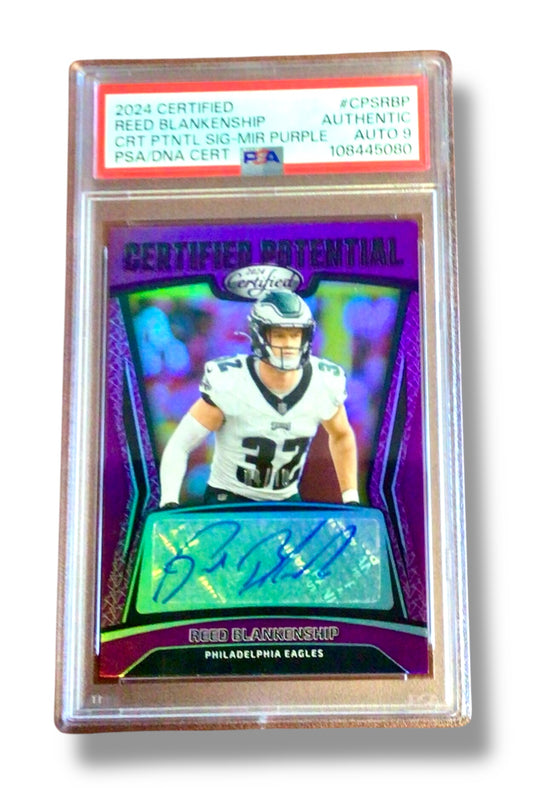 2024 Certified CPS-RBP Reed Blankenship Purple /10 Auth Auto PSA 9 - 108445080