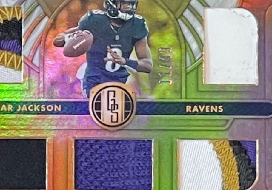 2024 Gold Standard Lamar Jackson 5 Mother Lode Patch /49