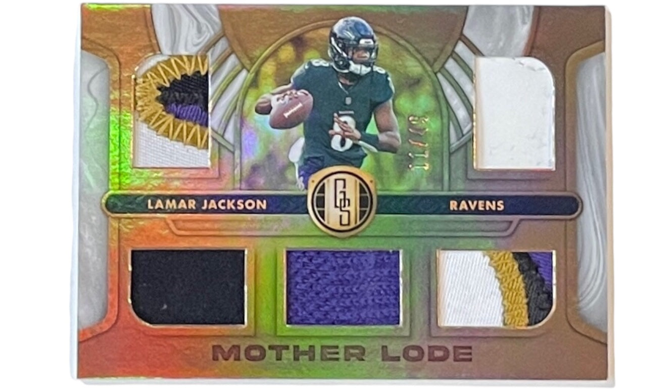 2024 Gold Standard Lamar Jackson 5 Mother Lode Patch /49