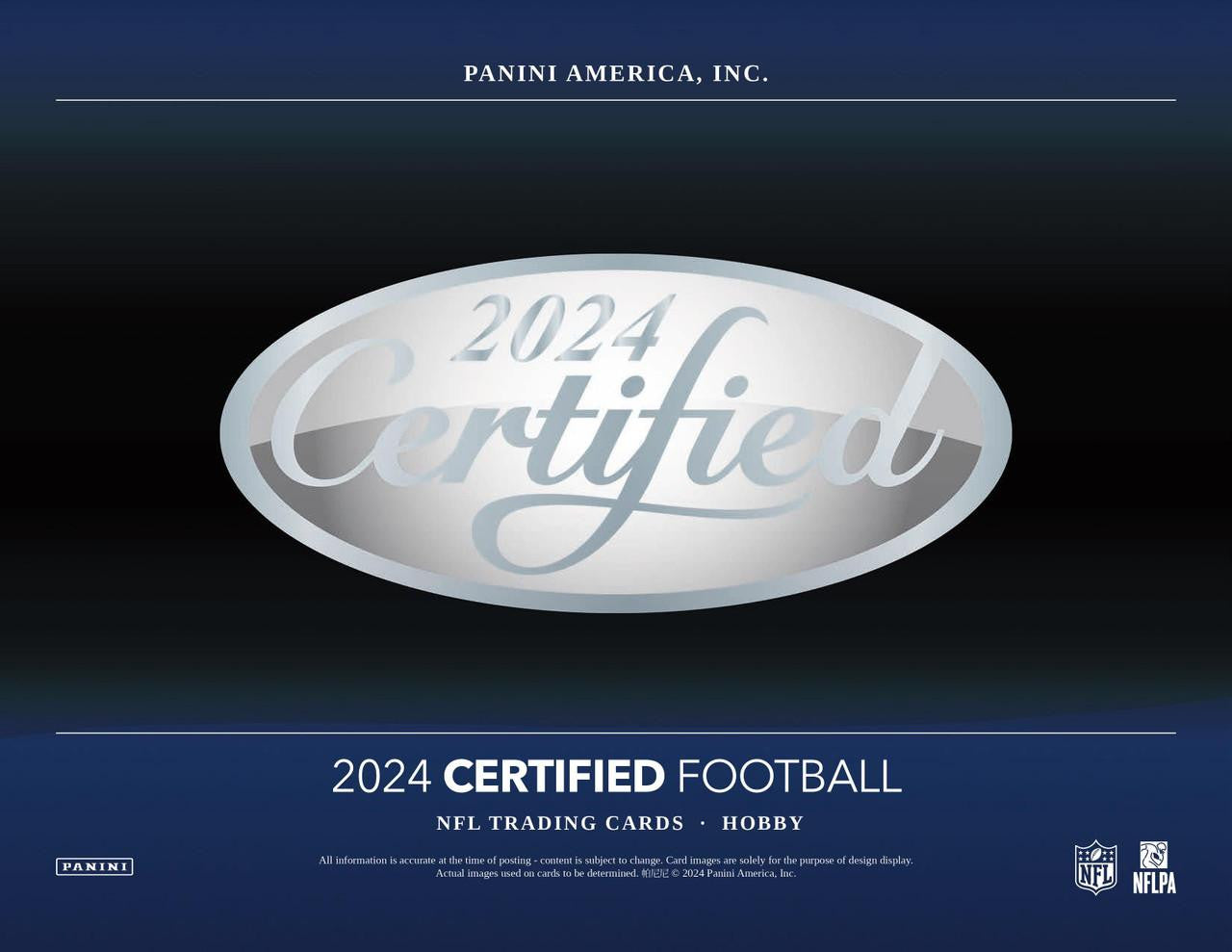 2024 NFL Football Certified Hobby Box - Single Pack