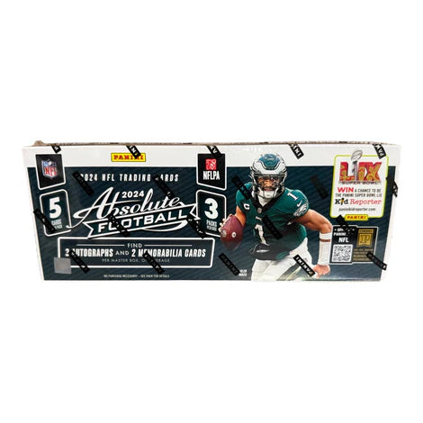 2024 Panini Absolute Football Hobby Box - 3 Autographs and 2 Memorabilia cards guaranteed on average