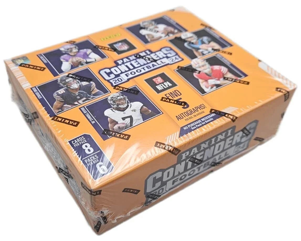 2024 Panini Contenders NFL Football Hobby Box - 5 Autographs Guaranteed