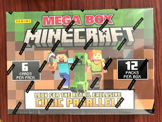 2024 Panini Minecraft Mega Box - 72 Cards Factory Sealed