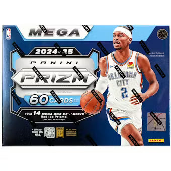 2024 Panini Prizm NBA Basketball Mega Box - 14 Red Ice Prizms Guaranteed!