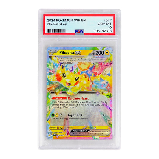 2024 Pikachu EX #057 PSA 10