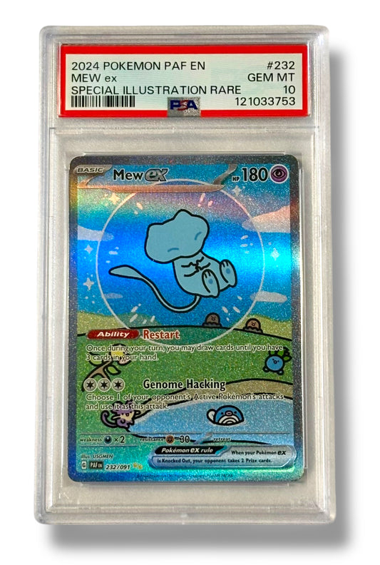 2024 Pokemon PAF EN Mew ex #232 Special Illustration Rare PSA 10 - 121033753