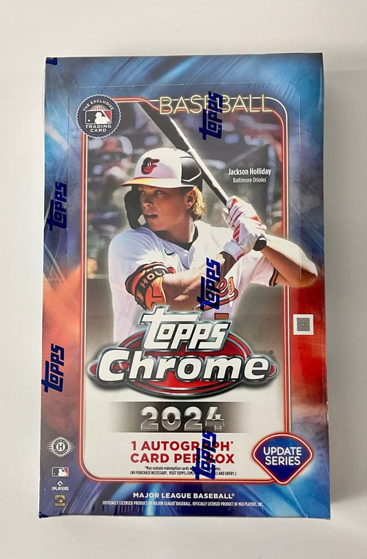 2024 Topps Chrome Update Hobby Box 1 Auto Guaranteed