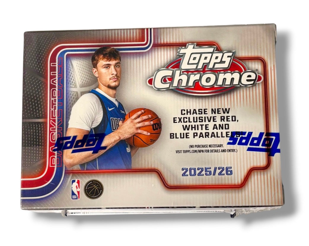 2025-26 Topps Chrome NBA Basketball Blaster Box