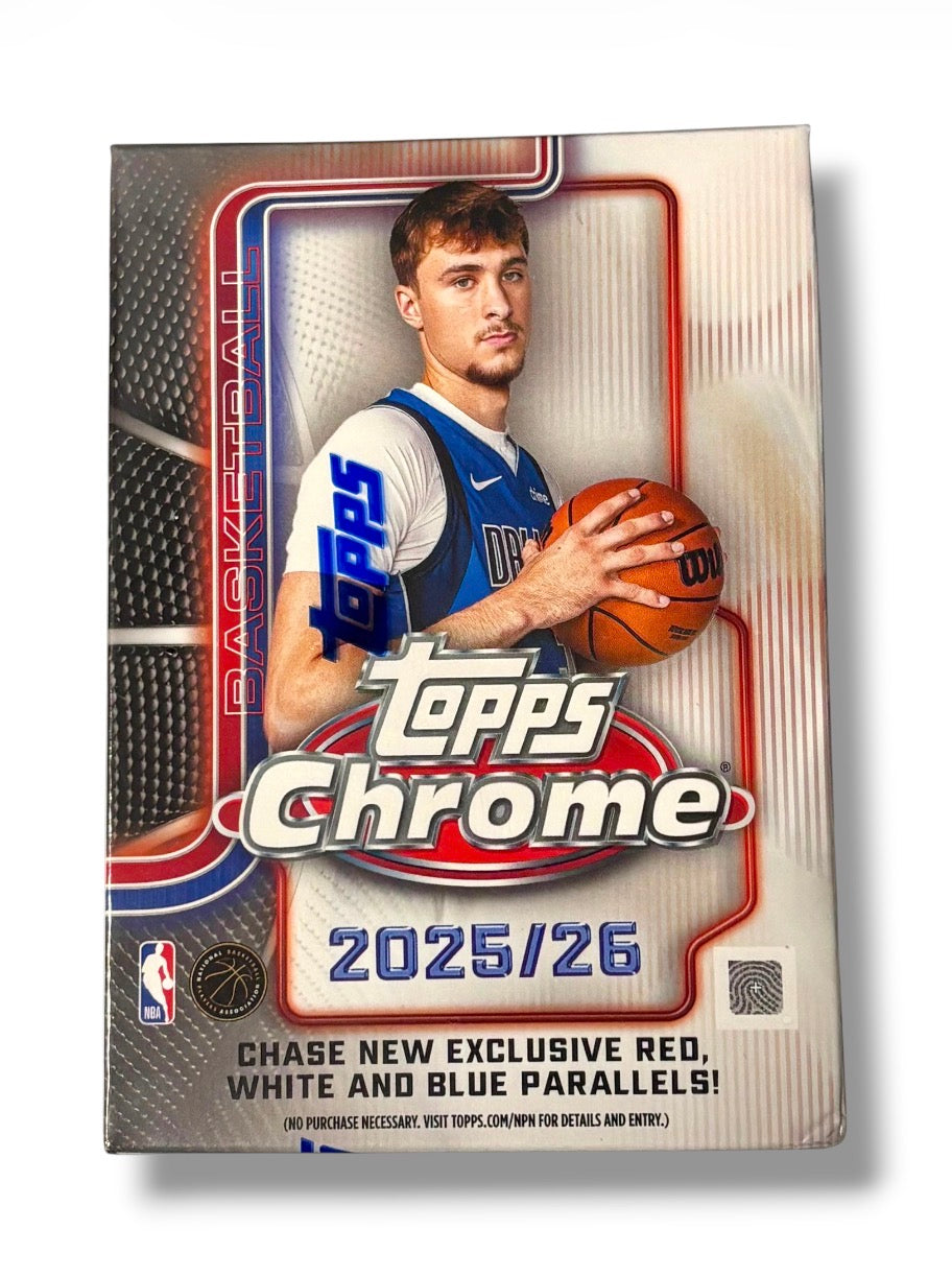 2025-26 Topps Chrome NBA Basketball Blaster Box