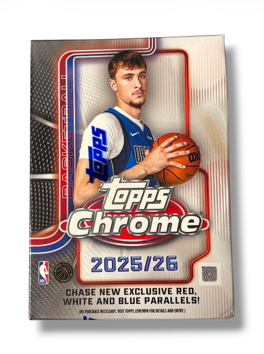 2025-26 Topps Chrome NBA Basketball Blaster Box