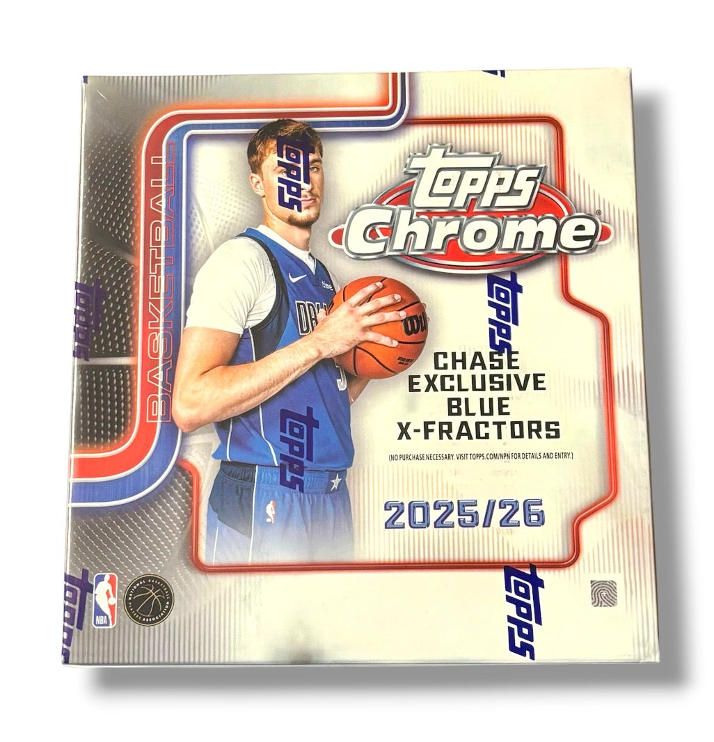 2025-26 Topps Chrome NBA Basketball Mega Box