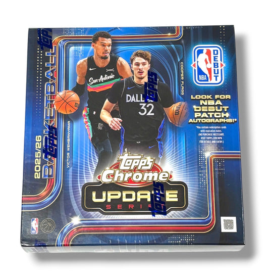 2025-26 Topps Chrome Update NBA Basketball Mega Box