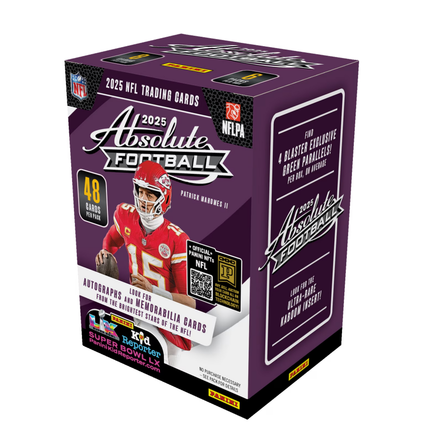 2025 Panini Absolute Football Blaster Box - 48 Cards