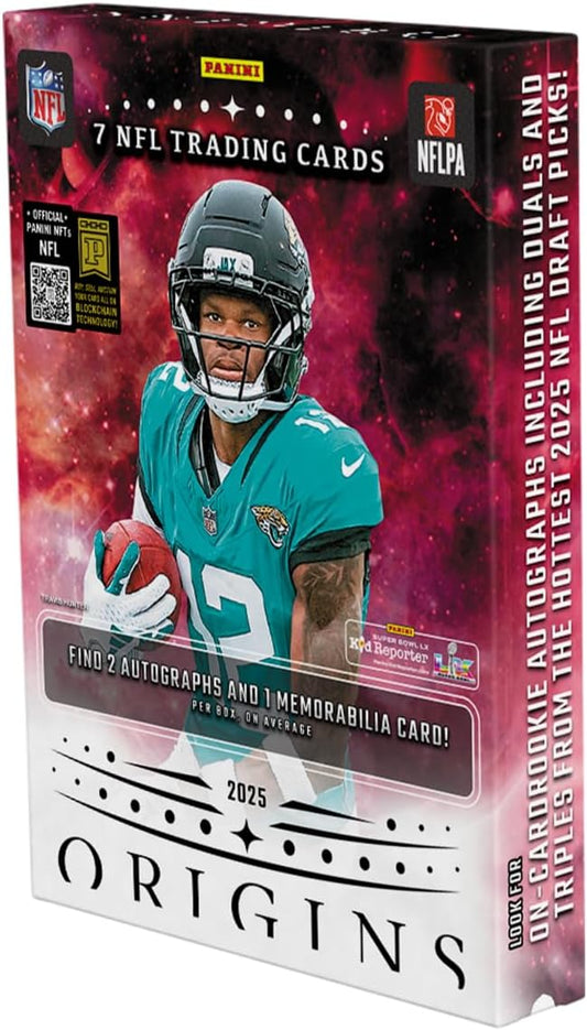 2025 Panini Origins Football Hobby Box - 2 Autos & 1 Mem. Card Per Box On Avg.